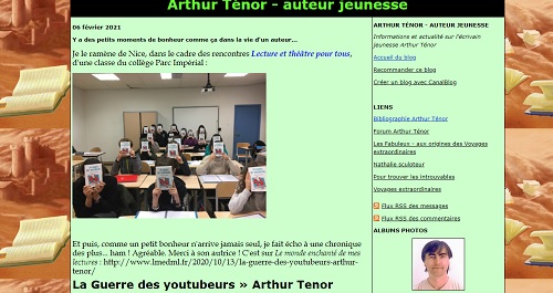 Arthur Ténor - auteur jeunesse